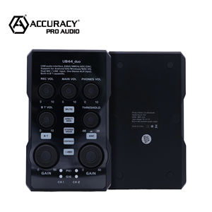 Accuracy Pro Audio Reproductor BT incorporado Reducción activa de ruido 2x2 Interfaz de audio para músicos y podcasts de audio en el USB-C - Product Image 2