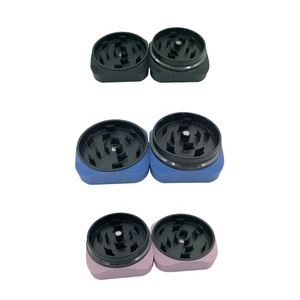 El logotipo del OEM renunciar de Metal útil Herb Grinder hecho a mano de tabaco en hoja de - Product Image 3