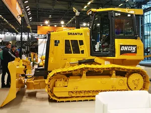 154HP ตีนตะขาบ Dozer ไฮดรอลิก Shantui Bulldozer DH13K ที่มีคุณภาพสูง