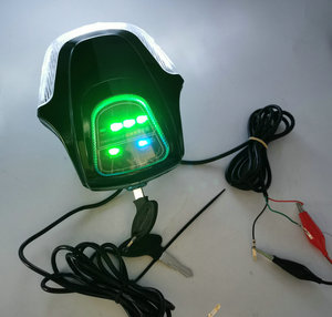 Lumière avant 48v 60v avec niveau de batterie/indicateur de <span class=keywords><strong>puissance</strong></span>/lumière pour vélo électrique Scooter moto lampe ATV Tricycle partie - Product Image 2