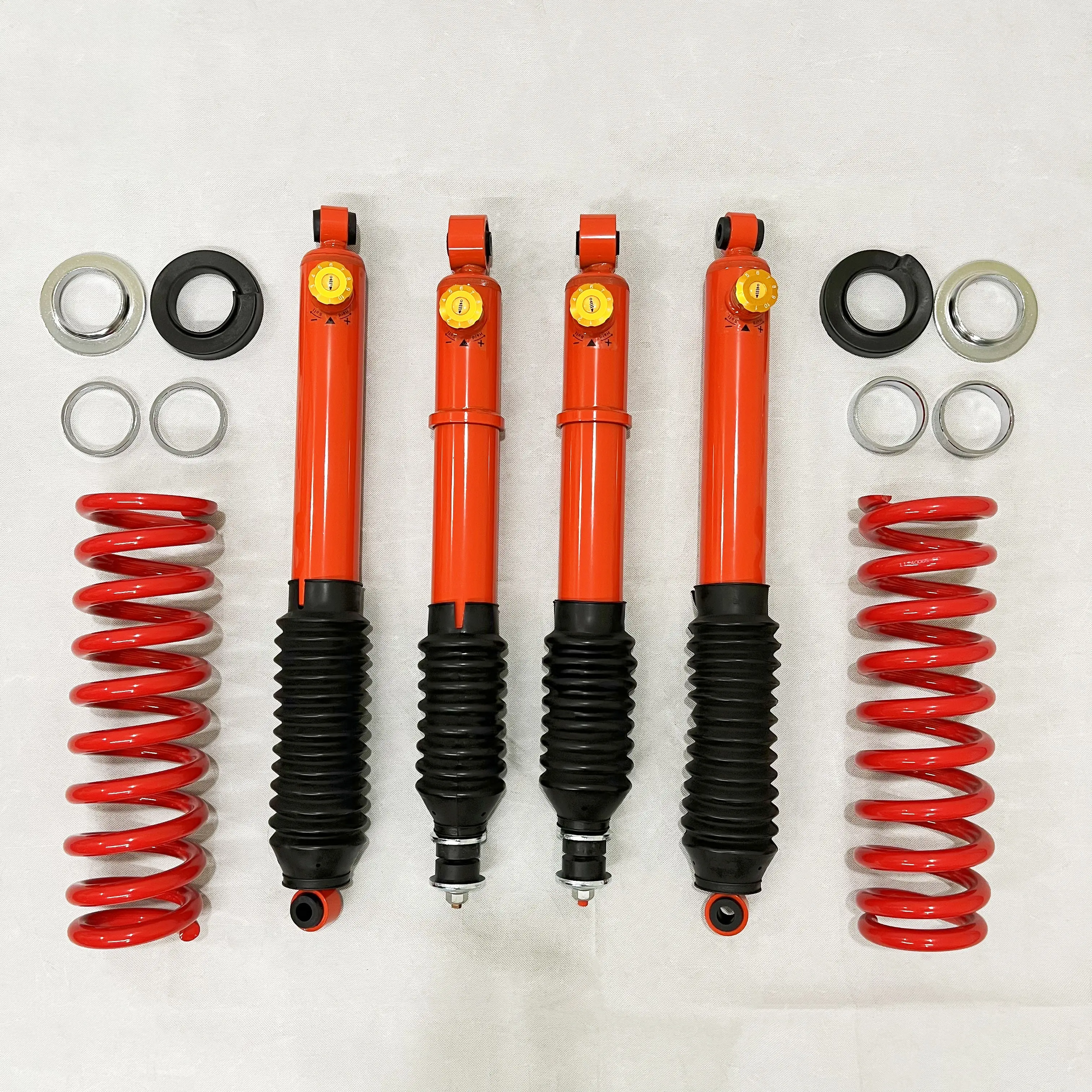 High quality automotive suspension parts Off-road Adjustable 4x4 Shock Absorber Coil Spring 2 Inch Lift Kit For D-max