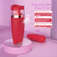 S-HANDE Stoßende Sexspielzeuge für Frauen Vibratoren Saugende Vagina-Nippel-Massagegeräte Klitoris-Stimulation Leckende Zungen-Vibratoren