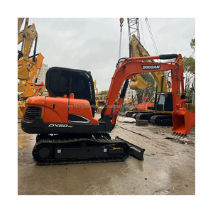 Doosan DX60-9C ตีนตะขาบขนาดเล็ก6ตันสภาพที่สมบูรณ์แบบ ISO Isuzu กระปุกเกียร์เครื่องยนต์ Plc ของแท้ - Product Image 2