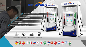 Hipech Dispenser bahan bakar komersial dengan sistem nosel 2/4 dan daya tahan tinggi - Product Image 2