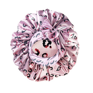 Hijab rond imprimé pour femmes réception de beauté pour <span class=keywords><strong>bonnet</strong></span> de nuit sangle décontractée pour <span class=keywords><strong>Amazon</strong></span> populaire transfrontalier Durag <span class=keywords><strong>Bonnet</strong></span> - Product Image 5