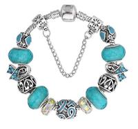 Bracelets porte-bonheur SUXUAN en perles de verre agate et ruban, pour la sensibilisation au cancer du sein, bijoux inspirants pour femmes, cadeau
