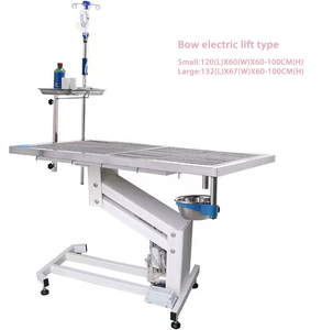 Tavolo Veterinario per Piccoli Animali AZMED-304 in Acciaio Inox Medicale, Capacità di Carico 250kg, Sollevamento Idraulico/Elettrico - Product Image 6