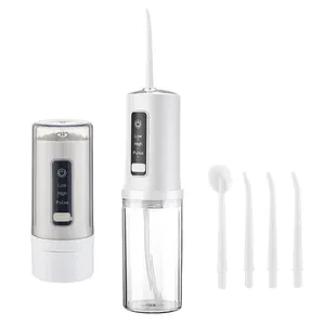 歯のクリーニングポータブルコードレス口腔歯科洗浄器、USB充電式電気トラベルウォータージェット、折りたたみ式ウォーターフロッサ