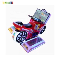Simulateur 3D à pièces Kids Swing-Enabled Motor Racing Game machine de jeu de course vidéo à moteur d'arcade pour enfants