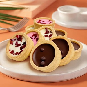 Biscotti Croccanti Ripieni di Fragola Confezionati Singolarmente, Texture Semi-Dura, Produzione OEM, Guscio di Torta Privato - Product Image 1
