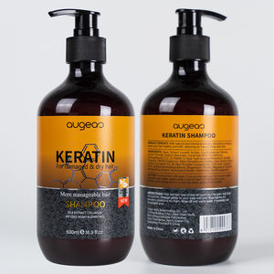 Shampoo capillaire à la kératine de qualité supérieure, rafraîchissant, nettoyant en profondeur, extrait de soie, collagène, 500 ml - Product Image 2