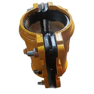 Abrazadera de tubería Dnbo TT450 150 mm de hierro fundido, doble, para la industria general - Product Image 3
