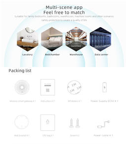 <span class=keywords><strong>Sensor</strong></span> de humedad y temperatura inteligente <span class=keywords><strong>ZigBee</strong></span> alimentado por batería SLS para hoteles funciona <span class=keywords><strong>Zigbee</strong></span> Hub Google Home Smart Life App Android - Product Image 5