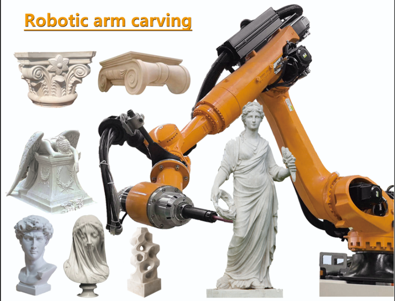 3D Human Sculpture Robot Stone Carving