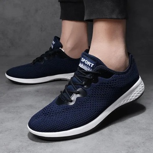 Chaussures de course décontractées pour hommes, semelle intermédiaire en EVA, antidérapantes, respirantes, en mesh léger, souples, grandes tailles pour le printemps et l'été - Product Image 6