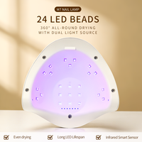 Lampe à ongles UV LED XEIJAYI M7, 24 perles, séchage rapide du gel, capteur automatique, vente en gros d'usine, OEM, ODM, outil de manucure pour salon et DIY