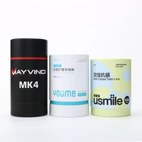 Envase Cilíndrico de Cartón Ecológico de Grado Alimenticio, Tubo de Papel para Té, Embalaje de Materiales Reciclados para Café, Azúcar, Velas