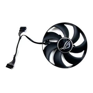 พัดลมระบายความร้อน105มม. 7PIN CF1015U12D 12V 0.55A RTX4090 <span class=keywords><strong>4080</strong></span>พัดลม GPU สำหรับ <span class=keywords><strong>Asus</strong></span> GeForce RTX4080 4090 <span class=keywords><strong>ROG</strong></span> Strix OC กราฟิกการ์ด - Product Image 4