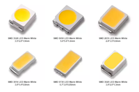 Source d'éclairage led haute cri 5730 smd 5730 2835, 5730 v 98 Ra, haute luminosité 0.5W, protection des yeux, lumière blanche