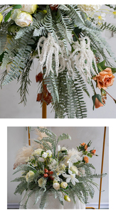 Ensemble de fleurs artificielles de haute qualité, toile de fond florale réaliste pour mariage, anniversaire, boutique de vêtements, décoration de table, fournisseur de fête - Product Image 5