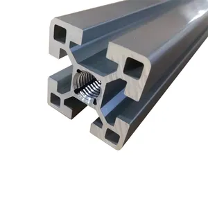 Riel lineal 2040 3030 20x20mm extrusión marco de aluminio viga perfiles industriales extruidos