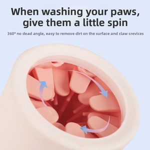 Nuova Tazza per Lavaggio Zampe Cani, Accessorio in Plastica per la Pulizia e la Cura delle Zampe degli Animali Domestici - Product Image 3