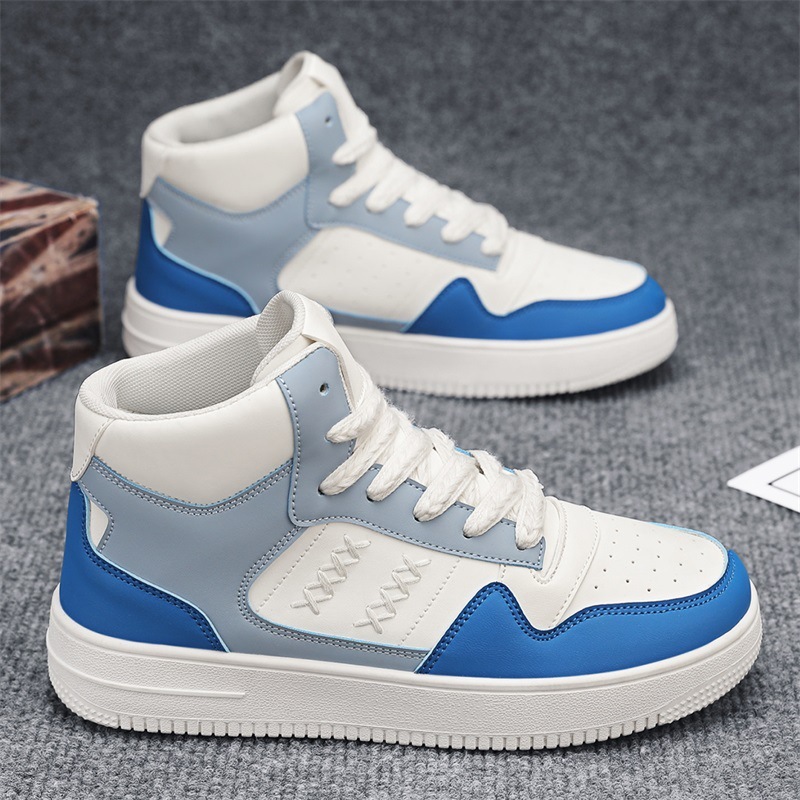 White and blue