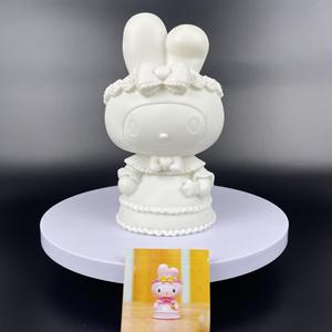 Muñeca <span class=keywords><strong>de</strong></span> Vinilo Pintada con Resina DIY, Muñeca <span class=keywords><strong>de</strong></span> Gato, Hucha, Figura <span class=keywords><strong>de</strong></span> Animal Hecha a Mano, Venta al por Mayor para Ferias Callejeras, Popular y Duradera - Product Image 3