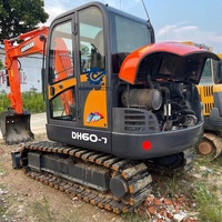 Excavadora Mini de 6 Toneladas Doosan DH60-7 de Segunda Mano con Rendimiento Excepcional, Excavadora Doosan DX60E-9C DX55