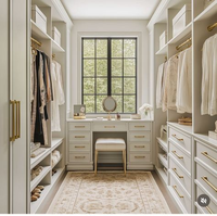 Système de dressing sur mesure style Shaker pour toute la maison, armoires de chambre en bois mélaminé de luxe