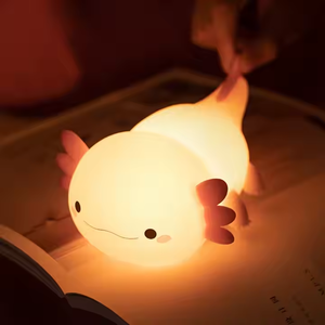 USB قابلة لإعادة الشحن توقيت ضوء الليل جديد وجه طفل ديناصور سداسية مصباح السرير عبر الحدود منتج جديد - Product Image 2