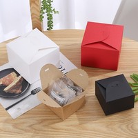 Cajas de Panadería de Papel Kraft Creativas y Personalizables, Cajas Multiusos para Postres, Nougat, Galletas, Dulces y Mini Pasteles, Empaque para Regalos