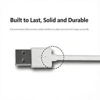 Cable de Carga USB a Tipo-C Dairle, Carga Rápida de 2A, Cable TPE de 22AWG con Doble Blindaje de Datos para Teléfono Inteligente, Tableta, Cámara, Computadora
