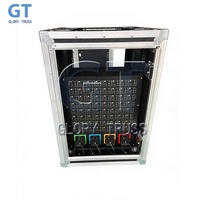 Système de rack antichoc SLAM personnalisé 8U 10U 12U 14U avec porte coulissante pour flight case