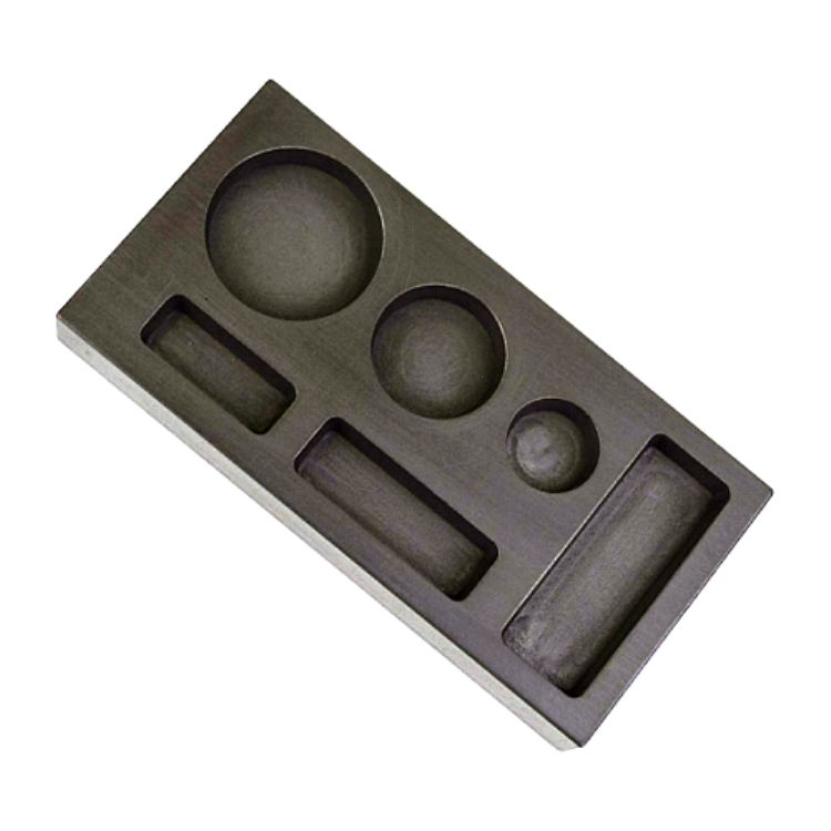 2 Packs High Purity EDM Graphite Ingot Block 99.9% - Plate Blank For Milling, Surface Melting, Casting Mould (50mm X 50mm X 20mm
