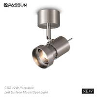Spot LED Moderne COB 12W en Aluminium Rotatif NOUVEAU à Montage en Surface