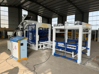 Máquina de fabricación de bloques de hormigón de cemento simple y fácil de operar, procesamiento en línea de producción de ladrillos de pavimentación