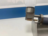 Machine électrique portative à huile pour bords de cuir, idéale pour la fabrication de chaussures et sacs