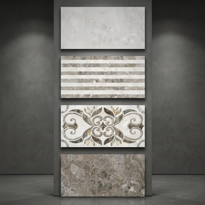 Carreaux de mur de salle de bain de couleur grise de 300x600mm 12x24 carreaux de porcelaine brillants en céramique numérique pour l'intérieur de la cuisine - Product Image 4