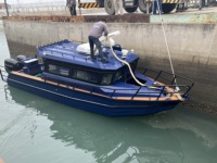 Bateau de pêche sportive en aluminium de 9 mètres de long, type V profond, avec moteur, à vendre