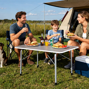 Homful gấp di động cắm trại bảng nhôm nhẹ dã ngoại cắm trại bảng - Product Image 6