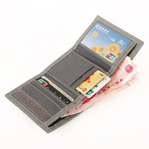 Organisateur de cartes pour hommes, fermeture éclair, porte-monnaie avec poches pour pièces de monnaie, Logo personnalisé imprimé, portefeuilles personnalisables bon marché pour hommes - Product Image 3