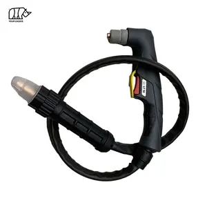 Hand Use 6M Cable Central Connector Black Handle LT50 CB50 Gasification Plasma Cutting Torch With Height Control And Consumable