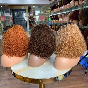 Peluca Bob de Pelo Virgen con Cierre 4x4, Color T1B/30, Rizado de Lujo, 14 Pulgadas, Precio al por Mayor para Mujeres - Product Image 4