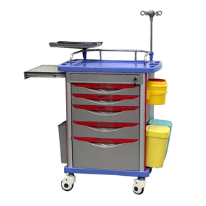 Noodgeval Abs Ziekenhuis Medische Multifunctionele Trolley Ziekenhuis Auto Directe Verkoop Nieuwe Verpleegster Mobiele Drug Crash <span class=keywords><strong>Cart</strong></span> - Product Image 5