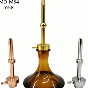 Cachimbas Portátiles Ecológicas de Lujo con Acabado de Espejo, <span class=keywords><strong>Shisha</strong></span>/Wasserpfeife de Aluminio, Dispositivo para <span class=keywords><strong>Tabaco</strong></span> en Caja de Regalo - Product Image 1