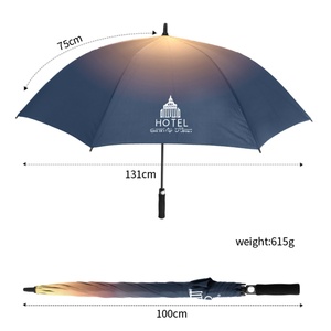 Heavy Duty Commercial <b>Umbrella</b> Grade Stormy Weather Extreme Golf <b>Umbrella</b> for Wind Protection Reinforced Steel Structure - Product Image 1