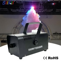 Machine à fumée LED 500W RGB filaire/à télécommande, meilleur prix pour DJ, bar, mariage, boîte de nuit, spectacle sur scène