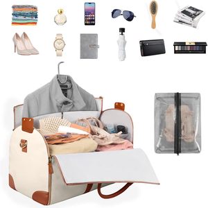 Multifunctional <b>Large</b> Capacity PU Travel <b>Duffel</b> Tassel Solid Color Foldable Shoulder Crossbody Suit Leisure Spring 2024 - Product Image 2