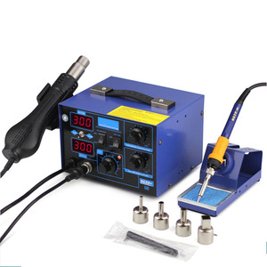 <strong>Soldering</strong> <strong>Iron</strong> and Hot air Gun <strong>Soldering</strong> Station Two in One Digital <strong>Soldering</strong> Station Desoldering Station Heating up Fast - Product Image 4